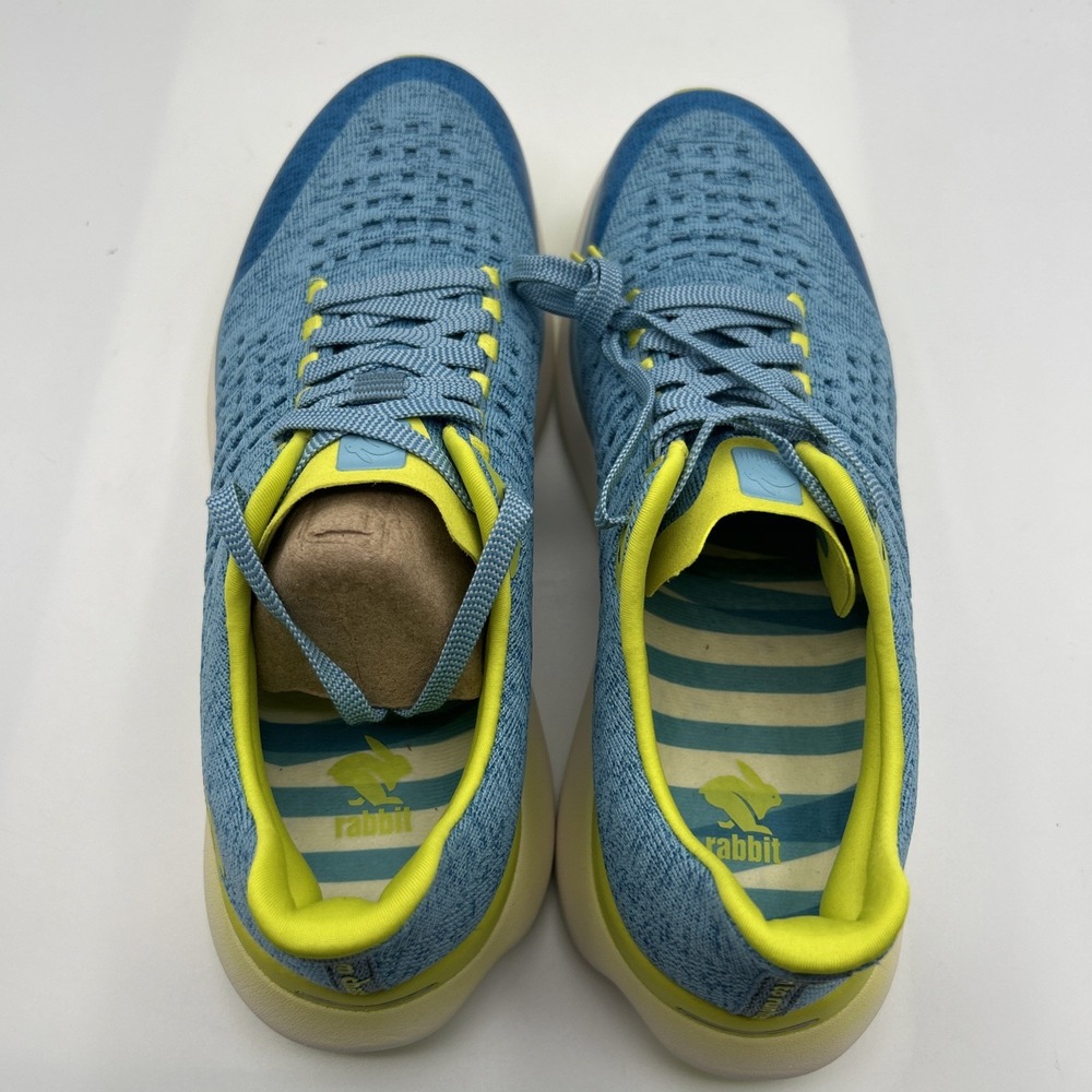 NEW Rabbit Dream Chaser Men's Blue Yellow Running Shoes, SZ: 9.5 M, (NIB) - Picture 8 of 16